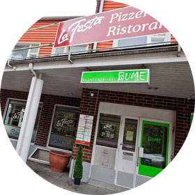 La Festa Kempele pizzeria sisältä